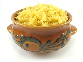 Image showing bowl full of pastas