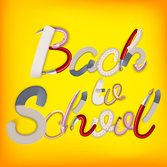 Image showing Back to school background. EPS 10