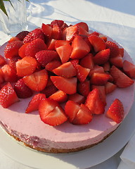 Image showing Strawberry cake