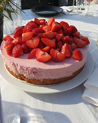 Image showing Strawberry cake