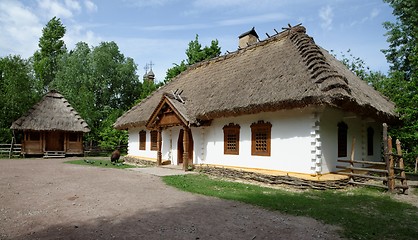 Image showing Farmer's house in open air museum, Kiev, Ukraine