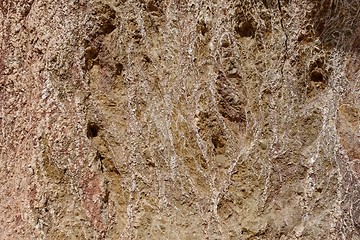 Image showing Brown rock texture