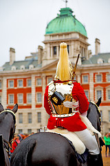 Image showing in london england horse and cavalry  