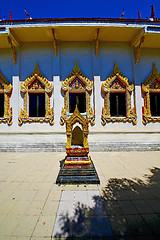 Image showing kho samui bangkok in thailand incision pavement gold  temple