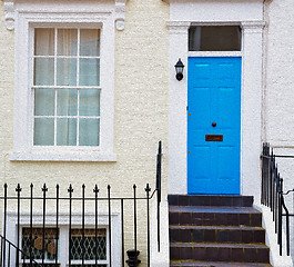 Image showing notting hill in london england old suburban and antique     wall