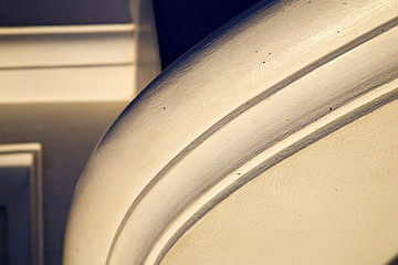 Image showing thailand    temple   abstract    in the  concrete   brick shadow