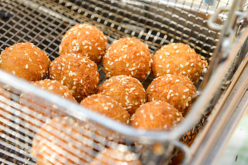 Image showing ruddy crispy cheese balls