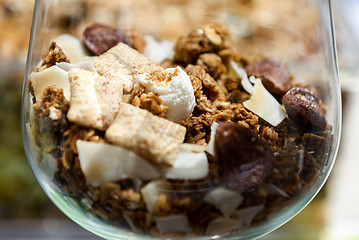 Image showing Muesli - healthy diet for the strong people