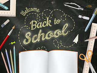 Image showing Back to School background. EPS 10