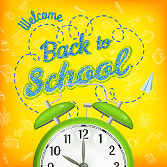 Image showing Welcome back to school. EPS 10