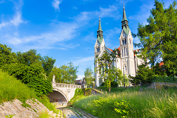 Image showing Trnovo Church in Ljubljana, Slovenia