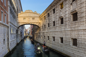 Image showing Bridge of Sighs, Venice, Italy.