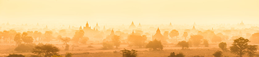 Image showing Tamples of Bagan, Burma, Myanmar, Asia.