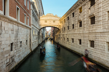 Image showing Bridge of Sighs, Venice, Italy.