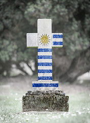 Image showing Gravestone in the cemetery - Uruguay
