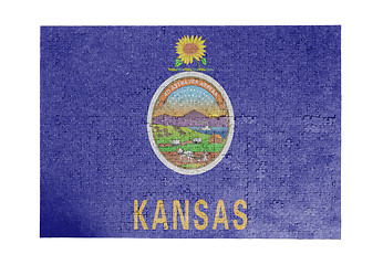 Image showing Large jigsaw puzzle of 1000 pieces - Kansas