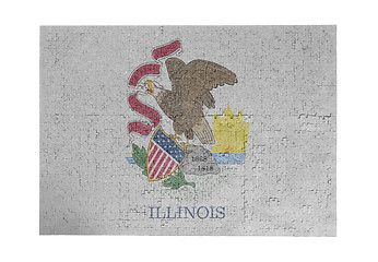 Image showing Large jigsaw puzzle of 1000 pieces - Illinois