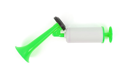 Image showing Manual air horn isolated