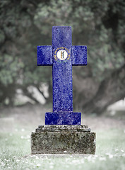 Image showing Gravestone in the cemetery - Kentucky