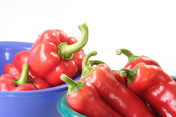 Image showing Red Paprika in bowls