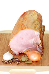 Image showing Smoked pork meat