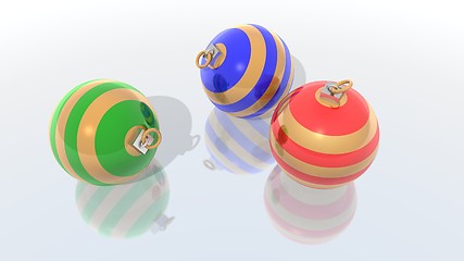 Image showing christmas balls