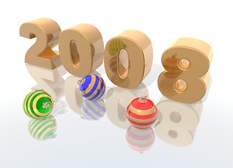 Image showing happy new year 2008