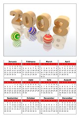 Image showing Calendar 2008