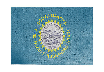 Image showing Large jigsaw puzzle of 1000 pieces - South Dakota