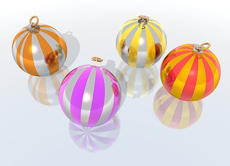 Image showing christmas balls