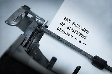 Image showing Vintage typewriter