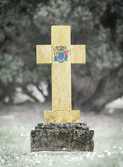 Image showing Gravestone in the cemetery - New Jersey