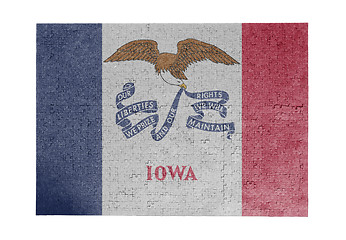 Image showing Large jigsaw puzzle of 1000 pieces - Iowa