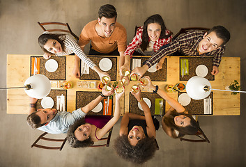 Image showing Friends having a toast