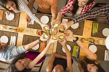 Image showing Friends having a toast