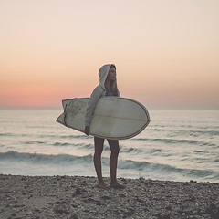 Image showing Surfer Girl