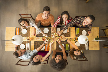 Image showing Friends having a toast