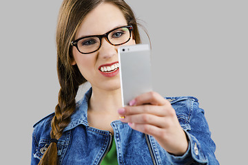 Image showing Selfie time