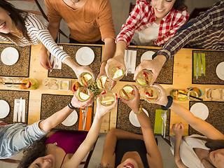 Image showing Friends having a toast