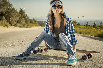 Image showing Skater Girl