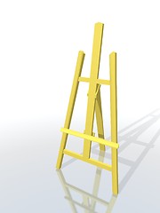 Image showing wooden easel