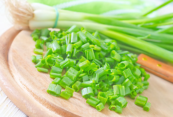 Image showing green onion