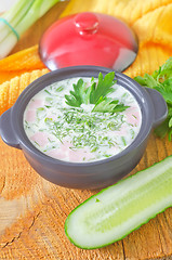 Image showing cold soup