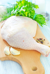 Image showing chicken leg