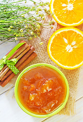 Image showing orange jam
