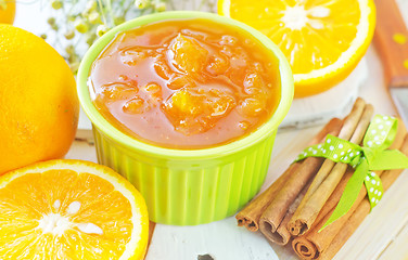 Image showing orange jam