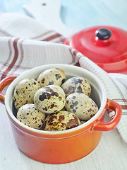 Image showing quail eggs