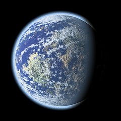 Image showing blue planet