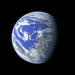 Image showing blue planet