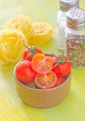 Image showing pasta and tomato